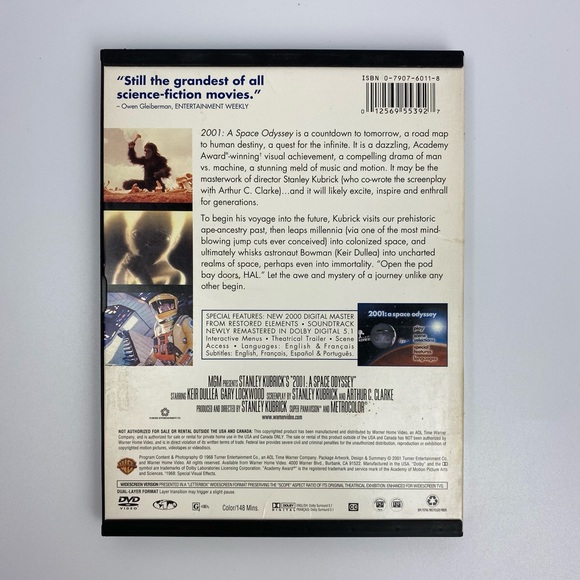 Stanley Kubrick Collection Digitally Restored & Remastered 2001: A Space Odyssey - Picture 3 of 4